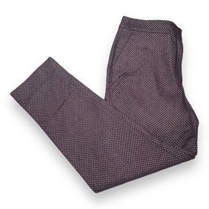 Talbots Women’s Heritage Straight Leg Pants Red Blue Size 12